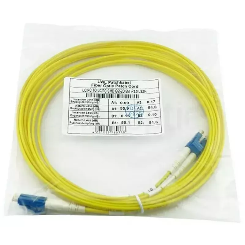 Fiiberoptiline kaabel BlueOptics SFP3131BU1.5MK LC G.657.A1 1,5 m Kollane