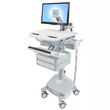 Multimeediakäru Ergotron StyleView Alumiinium Hall Valge