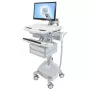 Multimeediakäru Ergotron StyleView Alumiinium Hall Valge