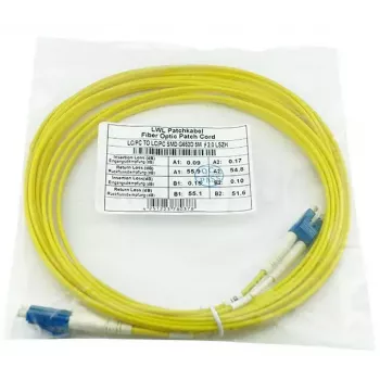 BlueOptics LRCABLE1M InfiniBand fiiberoptiline kaabel 1m LC kollane G.657.A1