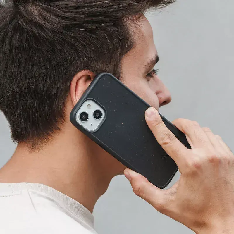 Woodcessories Bio Case mobiiltelefoni ümbris Must iPhone 14 Plus 17 cm