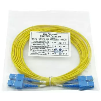 Fiiberoptiline kaabel BlueOptics CAB-SMF-SC-SC-20 20 m G.657.A1 SC-pistikud