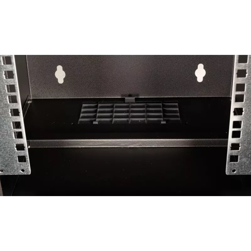 Seinale paigaldatav rack-kapp EQUIP EWM-06-3030-B 6U, 312 mm lai, 300–330 mm sügav, must