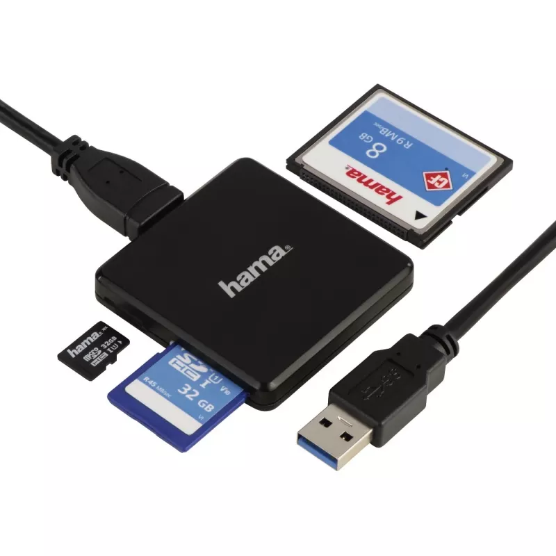 Hama 00124156 kaardilugeja USB 3.2 Gen 1 (3.1 Gen 1) Type-A Must