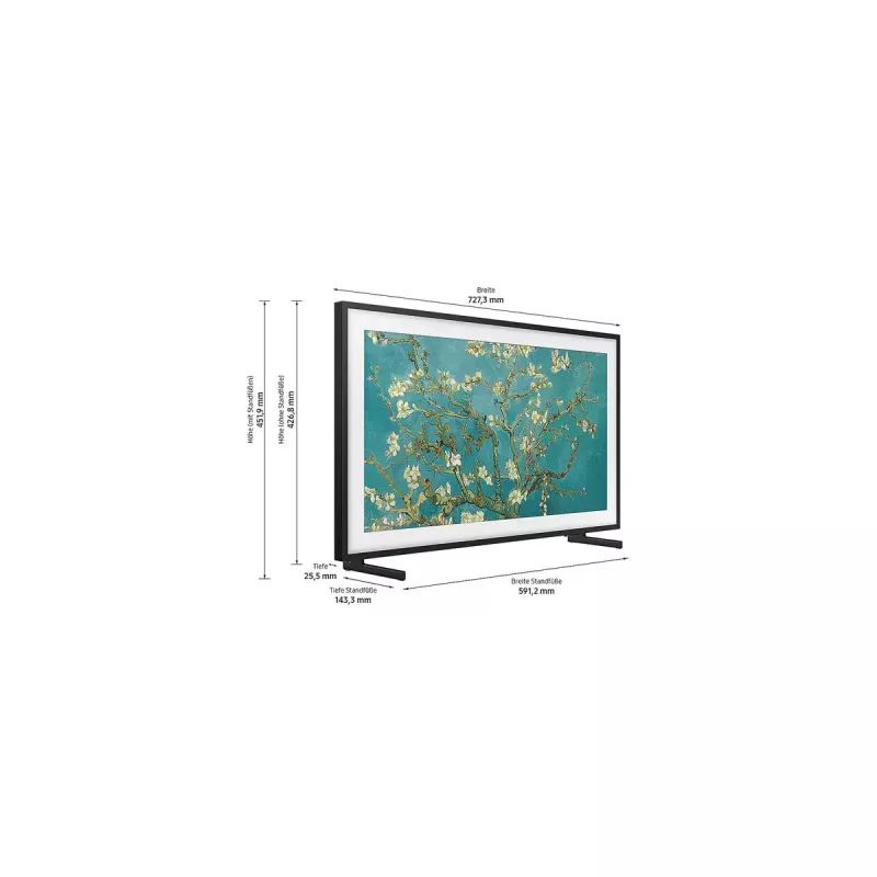 Samsung The Frame GQ32LS03CBU 81.3 cm (32-tolline) Full HD nutiteler Wi-Fi must