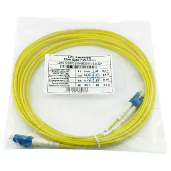 Fiiberoptiline patch-kaabel BlueOptics SFP3131BU1MK 1 m G.657.A1 LC–LC 9 µm täisdupleks kollane