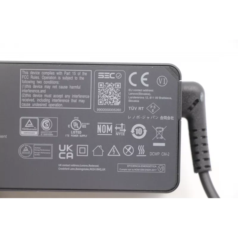 Lenovo 5A10W86251 toiteadapter Toasisesks kasutamiseks 65 W Must
