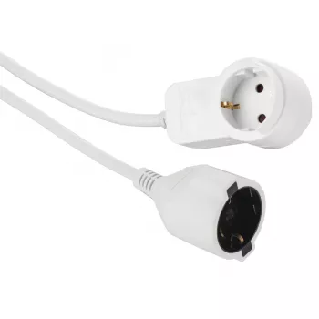 Hama Powerplug toitepikendus 3 m 2 vahelduvvoolu pistikupesa Siseruumides Valge