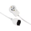 Hama Powerplug toitepikendus 3 m 2 vahelduvvoolu pistikupesa Siseruumides Valge