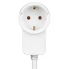 Hama Powerplug toitepikendus 3 m 2 vahelduvvoolu pistikupesa Siseruumides Valge