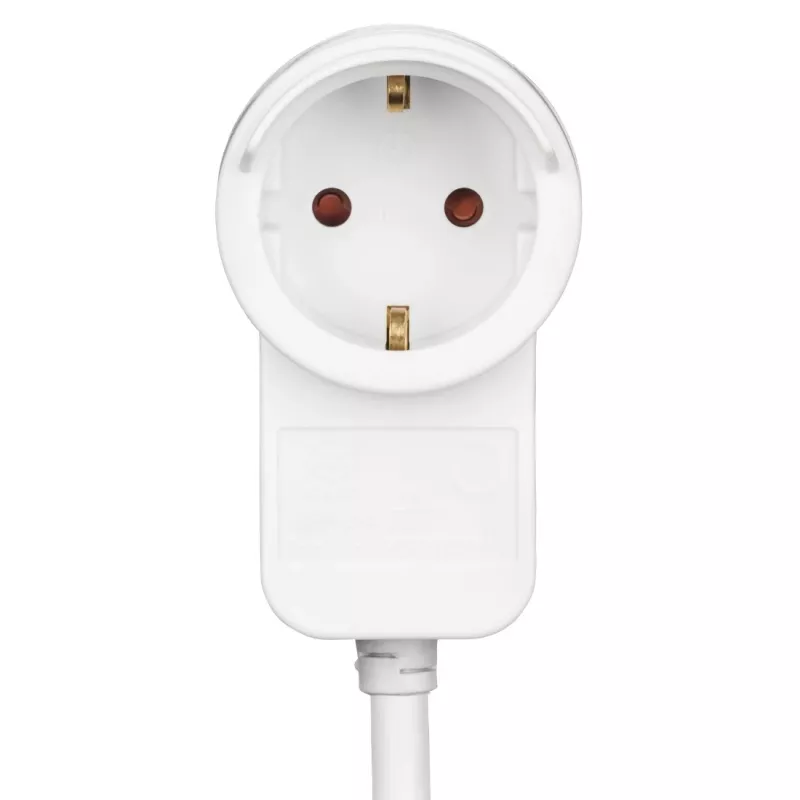 Hama Powerplug toitepikendus 3 m 2 vahelduvvoolu pistikupesa Siseruumides Valge