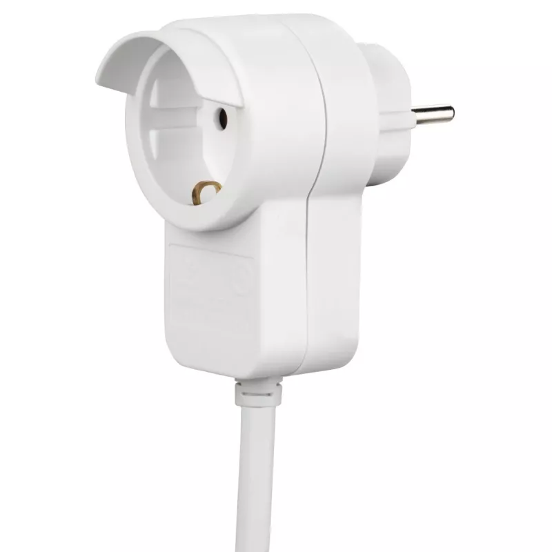 Hama Powerplug toitepikendus 3 m 2 vahelduvvoolu pistikupesa Siseruumides Valge