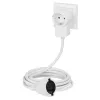 Hama Powerplug toitepikendus 3 m 2 vahelduvvoolu pistikupesa Siseruumides Valge