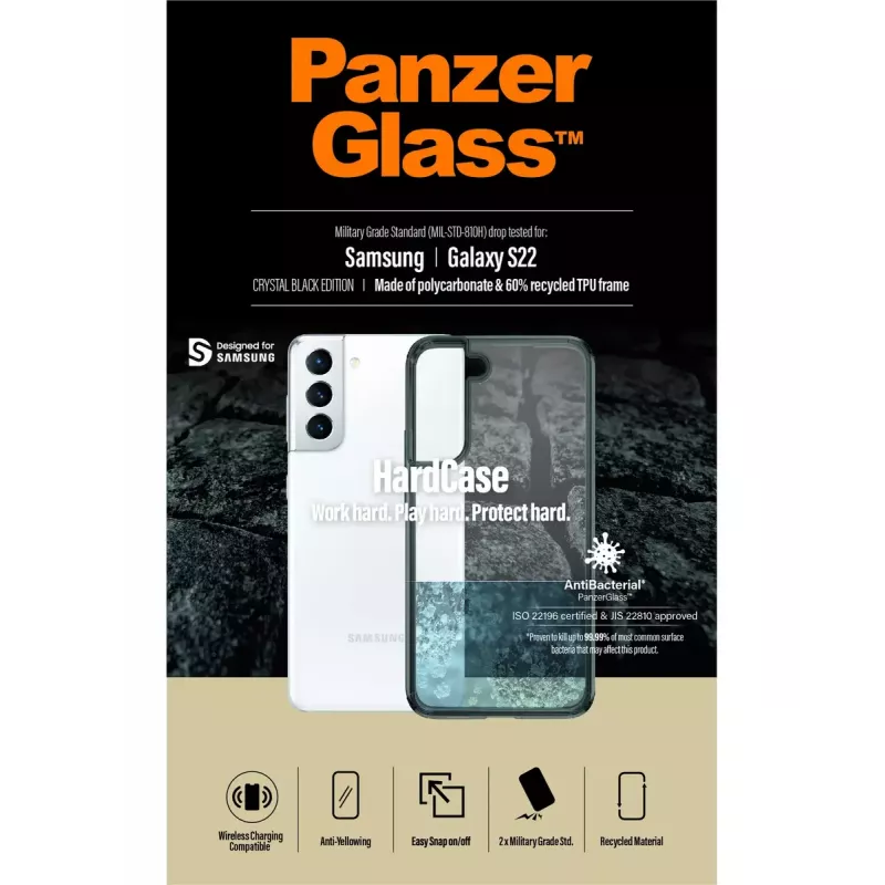 HardCase Cover PanzerGlass Samsung Galaxy S22 läbipaistev