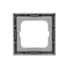 Seinakatteplaat Busch-Jaeger 1721-183K Hõbedane — termoplast, kruvivaba, 80×80 mm, 11 mm