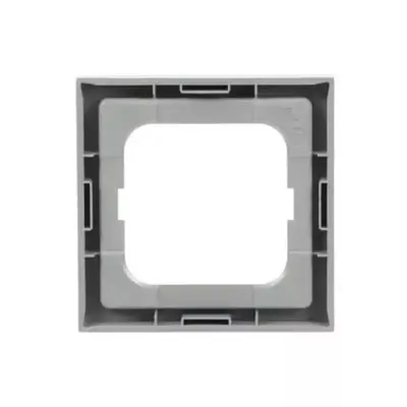 Seinakatteplaat Busch-Jaeger 1721-183K Hõbedane — termoplast, kruvivaba, 80×80 mm, 11 mm