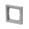 Seinakatteplaat Busch-Jaeger 1721-183K Hõbedane — termoplast, kruvivaba, 80×80 mm, 11 mm