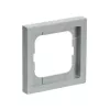 Seinakatteplaat Busch-Jaeger 1721-183K Hõbedane — termoplast, kruvivaba, 80×80 mm, 11 mm