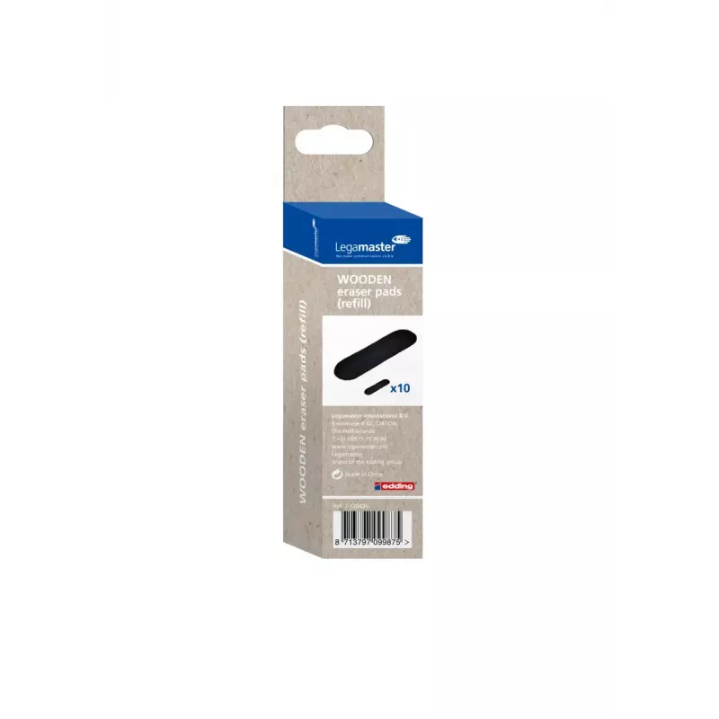 Kustutuspadjad Legamaster WOODEN 10tk