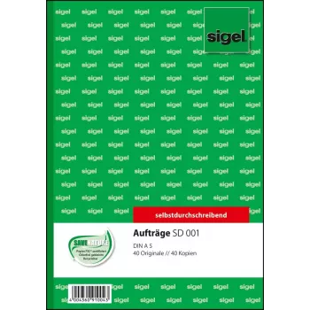 Ärivorm Sigel SD001 roheline A5 80 lehte
