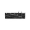 Hama MKC-650 klaviatuur Kontori USB QWERTZ Saksa Antratsiit, Must