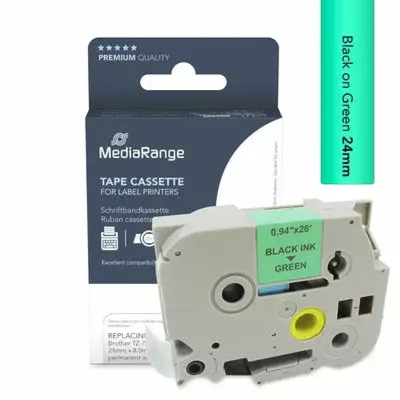 Printerilint MediaRange MRBTZ751 Must 2.4 cm 8 m