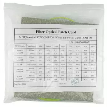 BlueOptics CBL-MPO12-4LC-SMF-7M-BO InfiniBand fiiberoptiline kaabel 7,5 m MPO 4x LC
