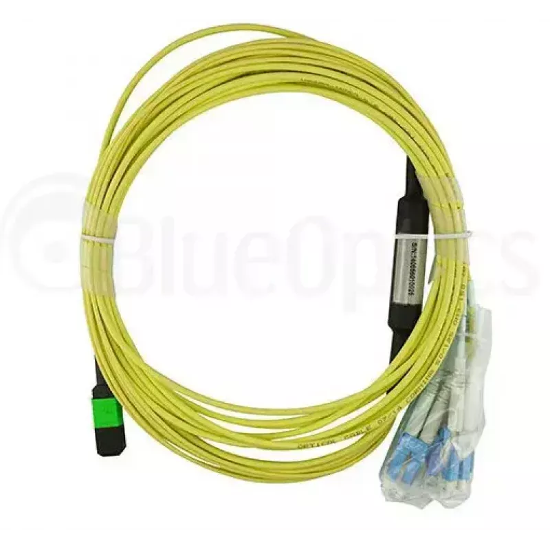 BlueOptics CBL-MPO12-4LC-SMF-7M-BO InfiniBand fiiberoptiline kaabel 7,5 m MPO 4x LC