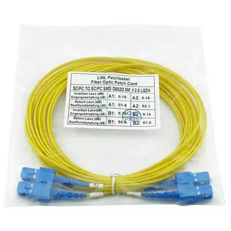 Fiiberoptiline kaabel BlueOptics CAB-SMF-SC-SC-15 15 m G.657.A1 SC SC