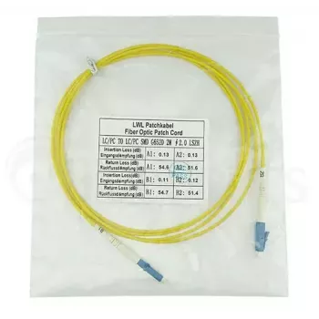 BlueOptics SFP2121BU1MK InfiniBand fiiberoptiline kaabel 1 m LC Kollane
