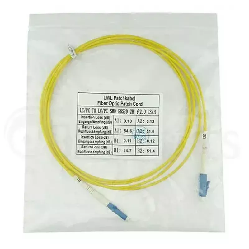 BlueOptics SFP2121BU1MK InfiniBand fiiberoptiline kaabel 1 m LC Kollane
