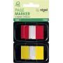 Bookmark Sigel HN496 Flexible punane kollane 100 tk