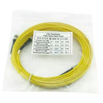 Fiiberoptiline kaabel BlueOptics SFP3333BU0.5MK 0,5 m ST Kollane G.657.A1