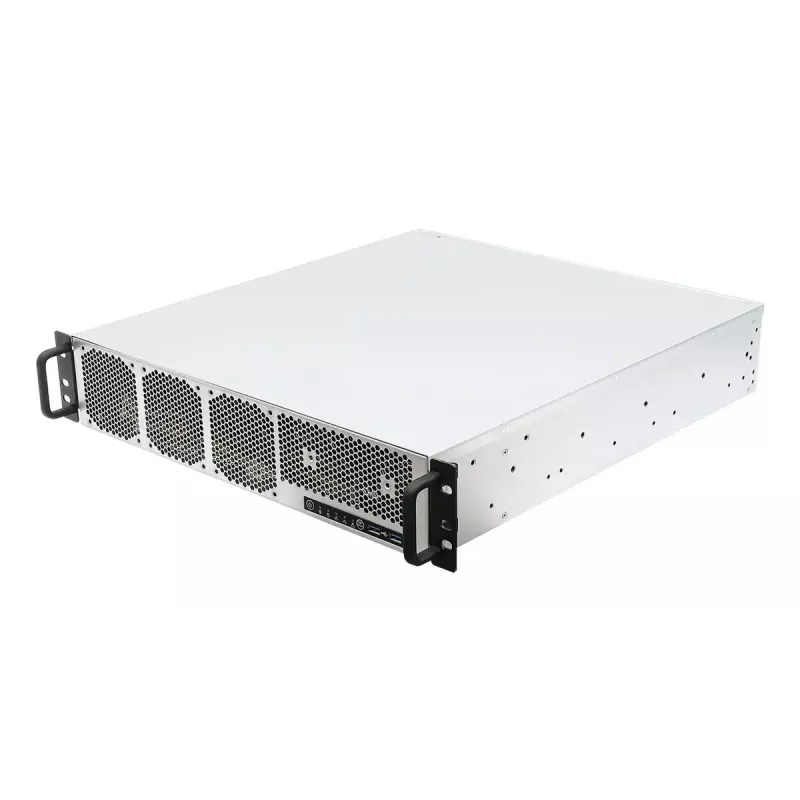 Serveri korpus ASRock 2U1G-B650 raami 2U, AMD B650 kiibistik, LGA 1718, 2×2,5-tollist sahtlit, 1000 W toiteplokk, DDR5, Aspeed AST2600, 5×USB-A, Gigabit Ethernet