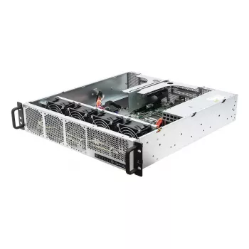 Serveri korpus ASRock 2U1G-B650 raami 2U, AMD B650 kiibistik, LGA 1718, 2×2,5-tollist sahtlit, 1000 W toiteplokk, DDR5, Aspeed AST2600, 5×USB-A, Gigabit Ethernet