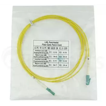 BlueOptics SFP2121BU2MM InfiniBand fiiberoptiline kaabel 2 m LC Kollane