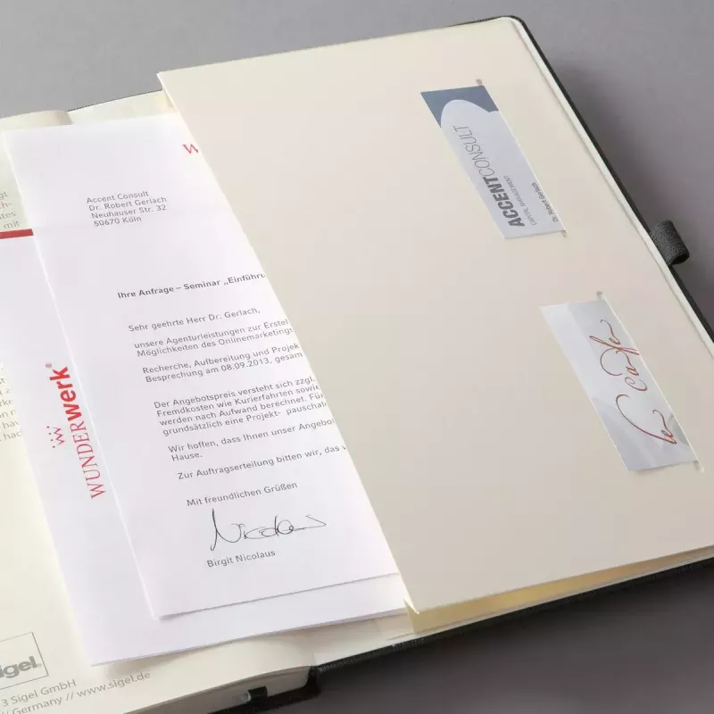 Kirjutusmärkmik Sigel CONCEPTUM 194 lehte must