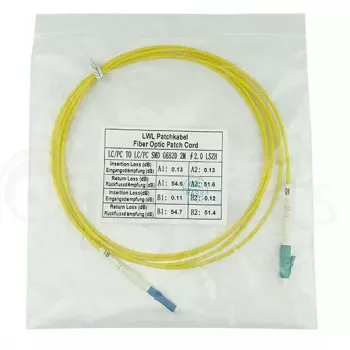 Kiudoptiline kaabel BlueOptics SFP2121BU2MS LC G.657.A1 2 m Kollane