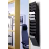Kirjandusalus Durable FLEXIBOXX 12 riiulit Must