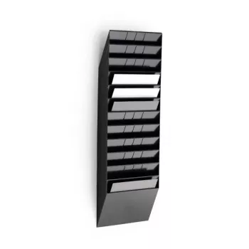 Kirjandusalus Durable FLEXIBOXX 12 riiulit Must