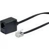 Võrgukaabel Schwaiger 10m RJ-11 - RJ-11 Must