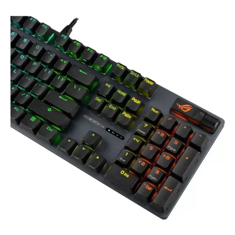 Mehaaniline mänguriklaviatuur ASUS ROG Strix Scope II X — täissuuruses, USB, RGB, Šveitsi paigutus, must
