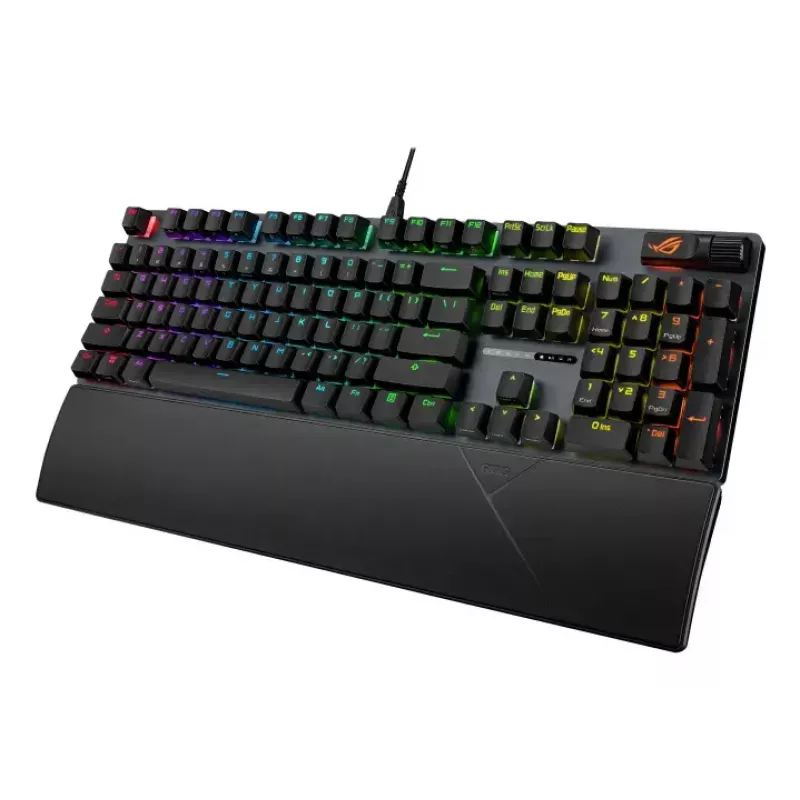 Mehaaniline mänguriklaviatuur ASUS ROG Strix Scope II X — täissuuruses, USB, RGB, Šveitsi paigutus, must