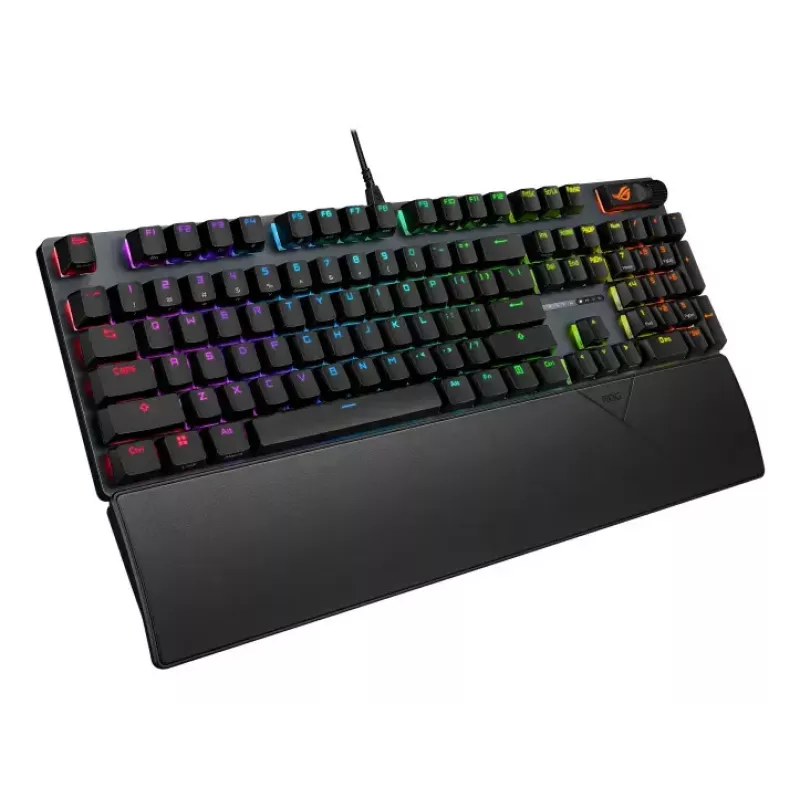 Mehaaniline mänguriklaviatuur ASUS ROG Strix Scope II X — täissuuruses, USB, RGB, Šveitsi paigutus, must