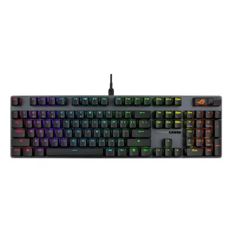 Mehaaniline mänguriklaviatuur ASUS ROG Strix Scope II X — täissuuruses, USB, RGB, Šveitsi paigutus, must