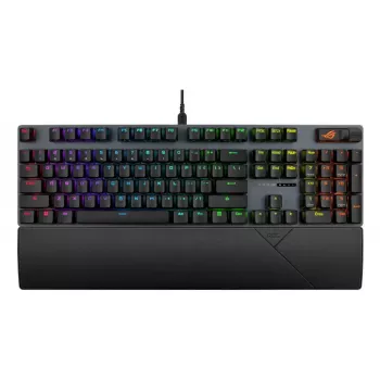 Mehaaniline mänguriklaviatuur ASUS ROG Strix Scope II X — täissuuruses, USB, RGB, Šveitsi paigutus, must