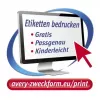 Isekleepuv silt Ristkülik AVERY 3424-200