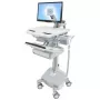 Multimeediakäru Ergotron StyleView Alumiiniumhall valge