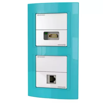 Pistikupesa RJ-45 + HDMI Kindermann 7456 000 543