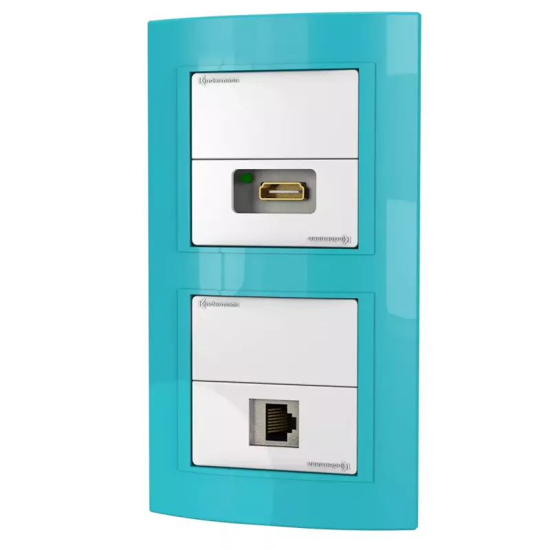 Pistikupesa RJ-45 + HDMI Kindermann 7456 000 543